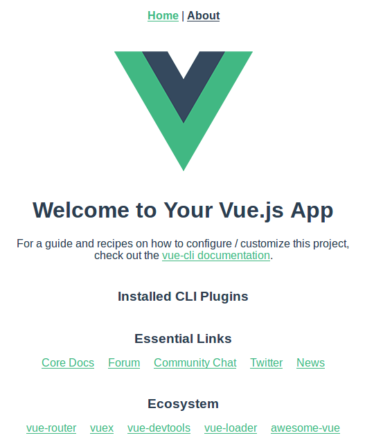 Ionic-Vue Landing Page